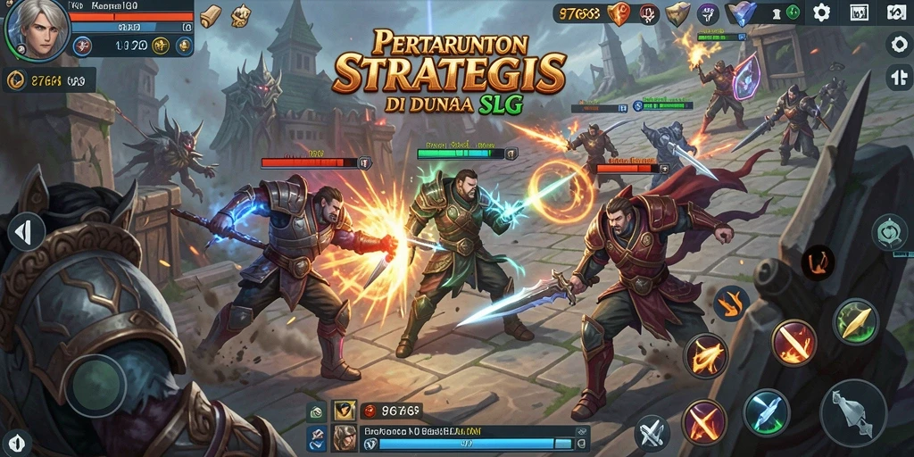 Screenshot gameplay <strong>8768</strong> yang menampilkan pertempuran strategis.