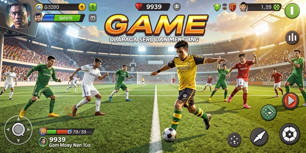 Gameplay seru dalam <strong>9939</strong> dengan berbagai cabang olahraga.
