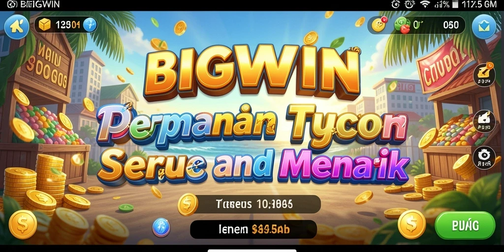 Screenshot gameplay BIGWIN menampilkan pengalaman Tycoon yang menarik.