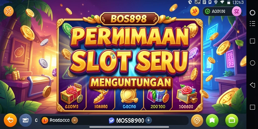 Screenshot gameplay menampilkan keseruan permainan Slot BOS898.