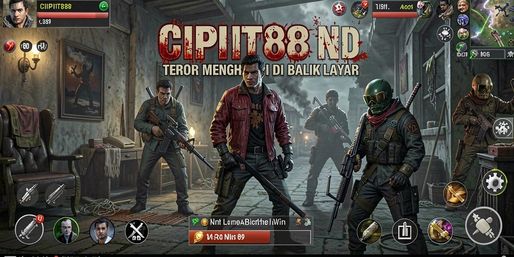 Screenshot gameplay menunjukkan suasana menakutkan CIPIT88 yang penuh ketegangan.