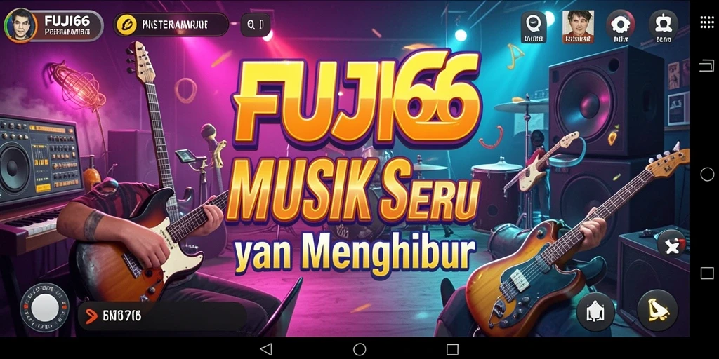 Tampilan gameplay FUJI66 dengan interaksi musik yang menarik.