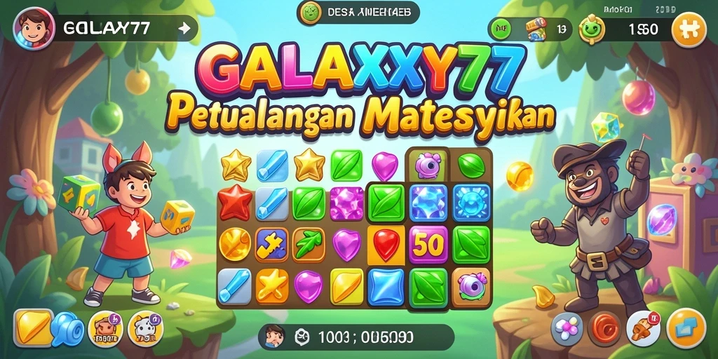 Gameplay seru di GALAXY77 dengan kombinasi batu permata yang menantang.