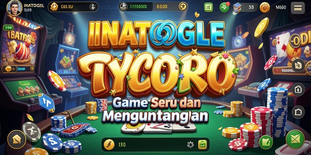 Gameplay Tycoon yang menyenangkan dengan elemen investasi yang seru.