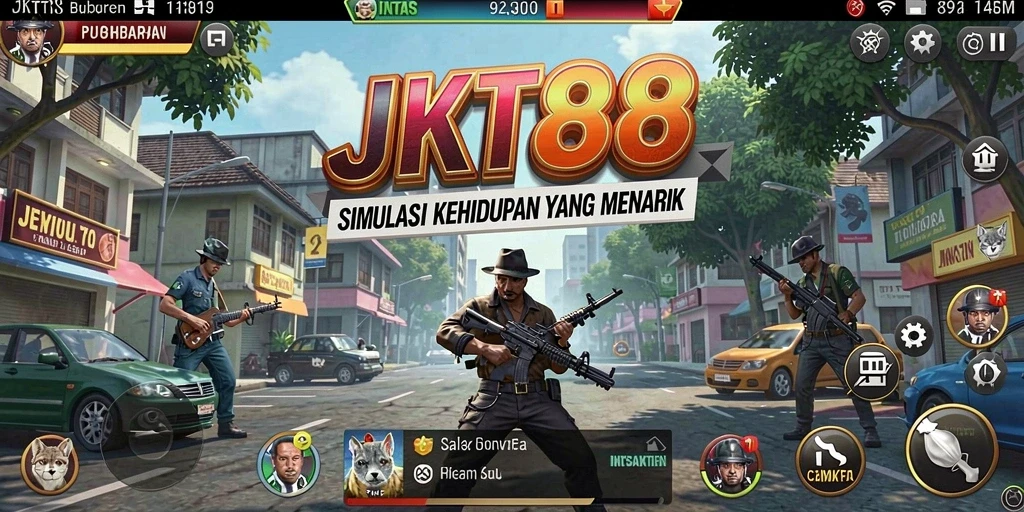 Screenshot dari gameplay JKT88 yang menampilkan pengalaman simulasi mendalam.