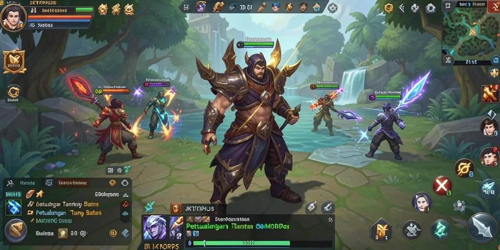 Tangkapan layar menampilkan petualangan seru dalam gameplay JKTPLUS.