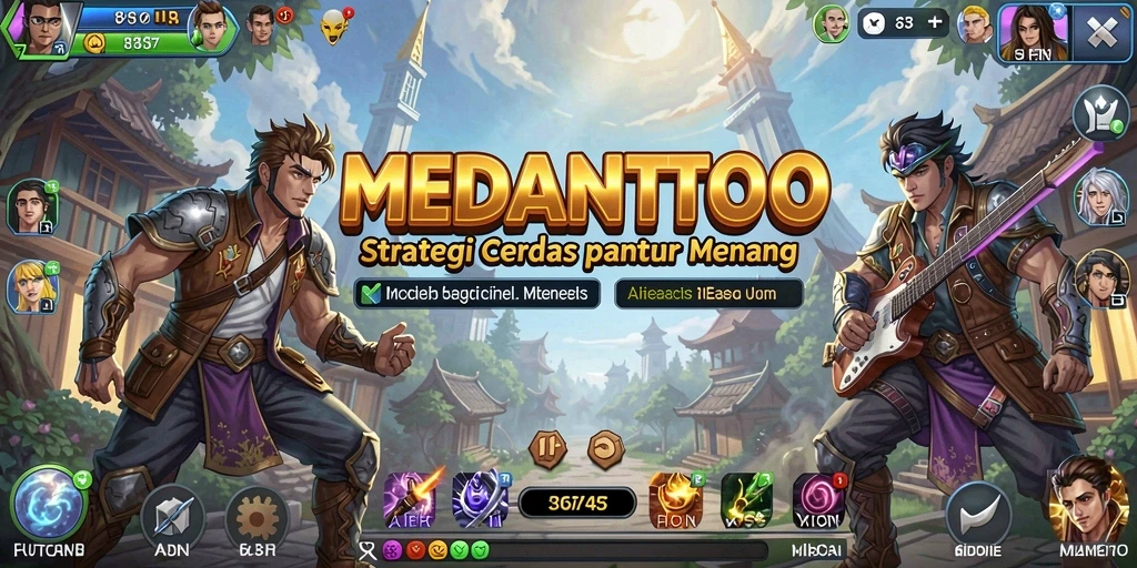 Tampilan gameplay MEDANTOTO dengan strategi menarik dan kolaborasi tim.