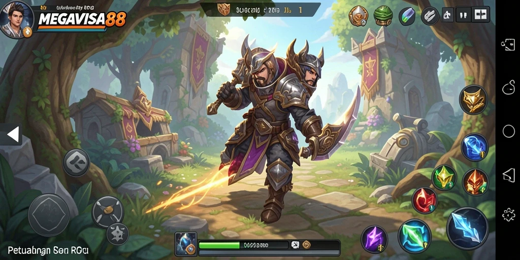 Tampilan gameplay MEGAVISA88 dengan aksi RPG yang seru.