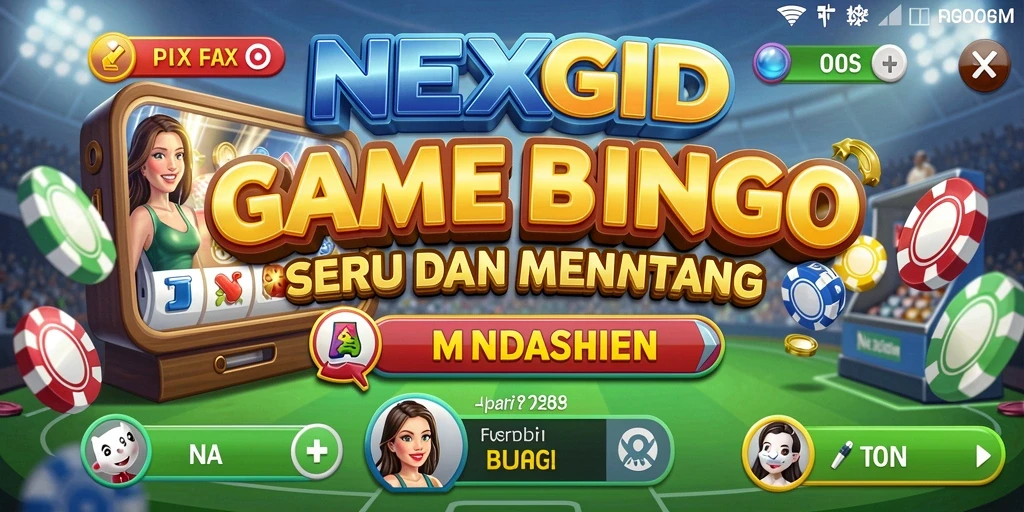 Tampilan menarik dari gameplay Bingo di NEXGID.