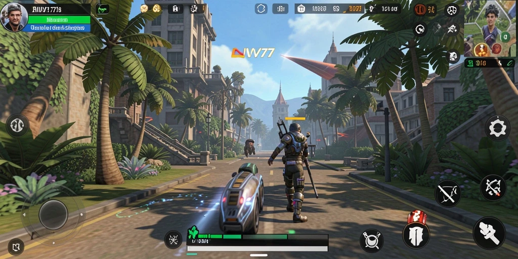 Tampilan gameplay NV77 yang menarik dan mendalam.
