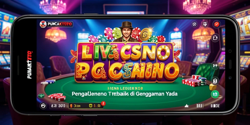 Tampilan gameplay PUNCAKTOTO dengan dealer langsung yang profesional.