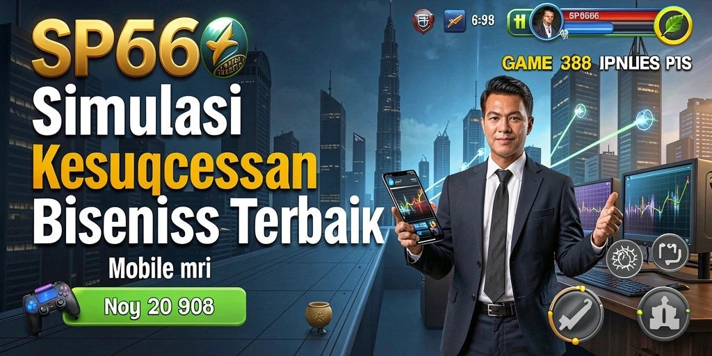 Tampilan gameplay SP666 yang menampilkan strategi bisnis yang menarik.