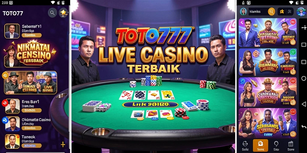 Tampilan gameplay seru dan interaktif di TOTO777 Live Casino.