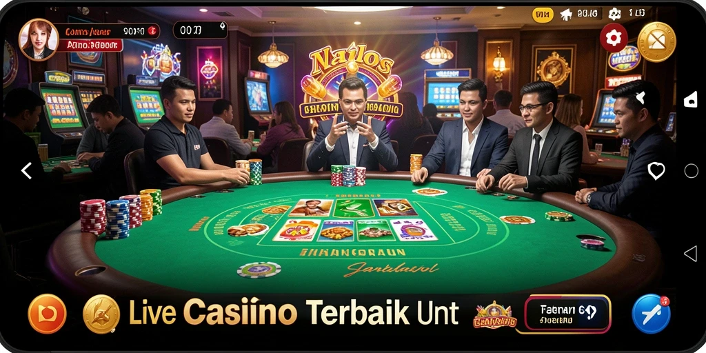 Tampilan gameplay menarik dari V07 dengan dealer profesional.