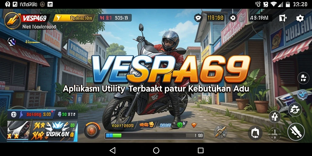 Tampilan antarmuka VESPA69 yang modern dan mudah digunakan.
