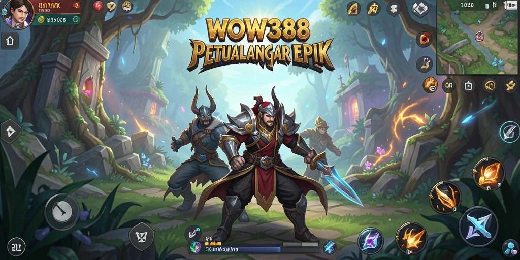 Tampilan gameplay WOW388 yang menampilkan pertempuran epik dan petualangan seru.